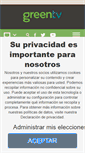 Mobile Screenshot of greentv.com.mx