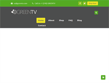 Tablet Screenshot of greentv.com